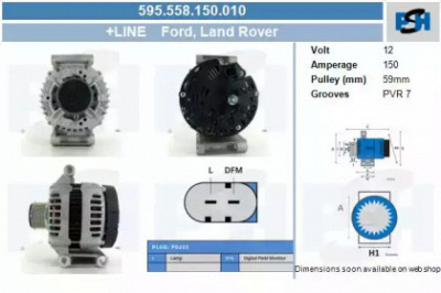 CV PSH 595558150010 -  Генератор
